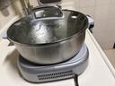 九阳（Joyoung）0涂层IH秒涮电火锅火锅专用锅电锅家用4-8人分体式可拆洗多功能电蒸锅不锈钢电煮锅6L火锅锅GN12 实拍图