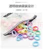优家（UPLUS）多巴胺无接缝儿童头绳100根春天色小皮筋扎头发圈皮套教师节礼物 实拍图