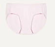 ubras高弹织带莫代尔7A抗菌裆中腰三角裤女士内裤女3条装灰+粉+紫 L 实拍图