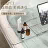 捷贝浴缸置物架可伸缩泡澡神器侧边置物板多功能浴桶浴盆托盘亚克力架 高透明【镂空设计不积水】 【可伸缩适用99%浴缸】PET材质 实拍图