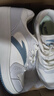 乔丹女鞋板鞋皮面运动鞋革面休闲潮流空军一号厚底增高小白鞋本命年 实拍图