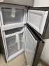 海尔（Haier）「真省电」217L三门小冰箱黑金净化一级能效风冷无霜星辉银BCD-217WGHC3E9S9国家补贴 实拍图