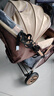 奔昂 婴儿推车可坐可躺轻便避震宝宝折叠婴儿车双向BB童车手推车 升级卡其+一键单手收+可坐躺+可双向推行+四轮高配 实拍图