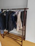 家逸实木衣架落地挂衣服架卧室衣帽架专用入户立式置物架子客厅晾衣架 实拍图