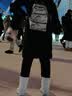 浪莎超厚羽绒裤男外穿冬季加绒白鸭绒裤男士束脚防风休闲保暖裤 实拍图