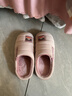 大嘴猴（paul frank）棉拖鞋女士秋冬季室内家居拖鞋毛绒保暖厚底棉鞋女款粉红260PF607 实拍图