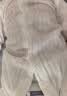 婧麒婴儿衣服夏季薄款新生宝宝提花连体衣长袖纯棉空调服爬服夏装单件 宇航员绿 59cm 实拍图