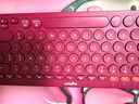 罗技（Logitech）时尚系列 K380 无线键盘 蓝牙办公键盘 女友 便携超薄键盘 笔记本键盘 红色 实拍图