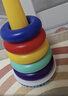 MKBIBI叠叠乐婴儿套圈玩具早教不倒翁彩虹套圈环积木1-3岁生日礼物 实拍图