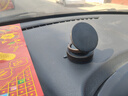 【包邮】2025新款真空滴胶吸盘磁吸手机支架多功能车载中控台防抖导航车内专用 黑色-标配塑料环款 实拍图
