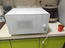 米家小米微波炉家用小型多功能 小尺寸平板式易清洁 大火力均匀加热 机械式旋钮易操作 台式大容量20升 实拍图