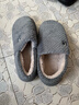 京东京造【厚底防滑】棉拖鞋男士冬季室内居家毛拖保暖全包深灰色44-45 实拍图