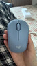 罗技（Logitech）M221 轻音鼠标 无线鼠标 办公鼠标 对称鼠标 带无线微型接收器 雾霭蓝 实拍图