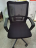 得力（deli）91103 简约时尚办公椅 人体工学电脑椅 居家书房座椅 经典黑 实拍图