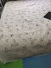 洁丽雅夹棉床盖床单单件加厚花边款双人小清新床罩 清新花蕊 200*230cm 实拍图