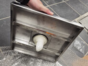 潜水艇（Submarine）LTK50-10大排量防臭地漏铜镀镍 奶油风 淋浴四防地漏50管径 实拍图