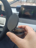 【包邮】2025新款真空滴胶吸盘磁吸手机支架多功能车载中控台防抖导航车内专用 黑色-标配塑料环款 实拍图