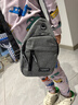 运动跑步包男休闲斜挎包手机包防泼水健身包女单肩包 灰色 实拍图