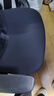 得力（deli）4900S 人体工学靠背办公椅/电脑椅/职员椅 可升降转椅舒棉坐垫 黑 实拍图