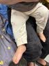 舒贝怡2条装婴儿裤子春秋男女宝宝高腰护肚四季睡裤纯棉儿童秋裤农场80 实拍图