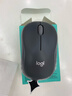 罗技（Logitech）M185鼠标 无线鼠标 办公鼠标 对称鼠标 黑色灰边 带无线2.4G接收器 实拍图