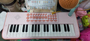 活石电子琴儿童6-12岁入门款钢琴玩具3-6岁1-3宝宝男女孩生日礼物新年 【赠全教程+配件大礼包】粉37键 电子琴6-12岁入门款个月宝宝玩具新生儿见面生日礼物 实拍图