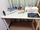 甄严选电脑桌台式家用简约办公书桌女生卧室学习写字桌小户型化妆桌子 暖白色120*60【升级加固框架】# 实拍图