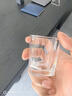 CLITON白酒杯加厚玻璃小烈酒杯家用洋酒威士忌酒杯一口杯四方杯6只装 实拍图