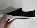 回力帆布鞋男士低帮百搭休闲鞋一脚蹬懒人套脚运动鞋 WXY-903 黑色41 实拍图