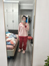 都市丽人内衣女士睡衣套装纯色套头加绒米粒绒法兰绒珊瑚绒家居服2H3212 实拍图