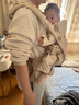 ERGObaby二狗背带婴儿抱娃神器四季透气外出旅行遛娃神器breeze解放双手 【热卖款】breeze透气款-自然米色 实拍图
