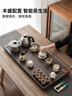 京东京造 茶具整套 套装茶盘台杯功夫泡煮【自动上水】汝窑20头 实拍图