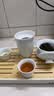 旅行茶具套装德化功夫茶具三才盖碗泡茶杯带茶盘公司活动伴手 10头纯白夏风盖碗六杯盘巾夹灰包 实拍图