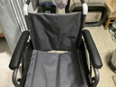 鱼跃(yuwell)轮椅车H051折叠老人轻便旅行手推车钢管免充气胎代步车 实拍图