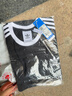 阿迪达斯（adidas）三叶草男女款 3-STRIPES TEE 短袖 KB2459 黑色 M 实拍图