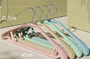 晟旎尚品 衣架无痕晾衣架子20只塑料宽肩加厚防滑晾晒不鼓包大衣挂架撑4色 实拍图
