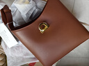 viney牛皮包包女包品牌水桶包轻奢单肩斜挎包生日三八38女神节礼物 实拍图
