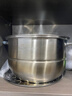 京东京造 蒸锅 大容量304不锈钢汤锅加厚炖蒸煮燃气灶家用 双层30cm 实拍图