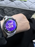 华为【送礼送健康】HUAWEI WATCH 5 42mm基础款不锈钢表壳金星白素皮复合表带X-TAP智感窗eSIM通信手表 实拍图