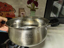 炊大皇304不锈钢汤锅+蒸屉 汤蒸炖锅蒸锅双耳煮粥煮面 22cm 电磁炉通用 实拍图
