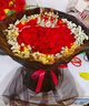 琐拉情人节鲜花速递玫瑰花束求婚生日礼物送女友全国同城花店配送 52朵红玫瑰花束—吾爱 实拍图
