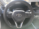淄客适用丰田真皮手缝方向盘套卡罗拉雷凌荣放凯美瑞亚洲龙锋汉威兰达 头层牛皮 小牛皮黑皮侧孔黑线 实拍图