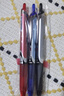 百乐（PILOT）BXRT-V5开拓王按动中性笔0.5mm签字笔商务水笔学生考试刷题笔高颜值文具套装1黑1红1蓝 实拍图