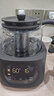 ±0日本正负零全玻璃养生壶【新款】煮茶器恒温0胶水花茶壶泡奶家用1L大容量办公室煮茶炉保温烧水壶 岩灰色 1L 【0塑料0胶水】 实拍图