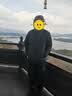 鸭鸭轻薄排骨羽绒服男士秋冬新款保暖连帽短款休闲校服神器鸭绒外套男 实拍图