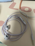 联想（Lenovo）有线耳机 HIFI音质高解析音频带麦降噪直播k歌唱歌音乐运动半入耳式游戏耳机3.5mm礼物 YF01紫色 实拍图
