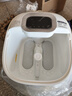飞利浦（PHILIPS）泡脚桶躺泡免洗电动按摩足浴盆UV杀菌小白桶智能恒温加热软胶泡脚盆3222F 新年情人节礼物实用礼物 实拍图