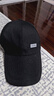 【热巴同款】加大棒球帽帽子男女大头围显脸小春夏字母百搭棒球帽 侧标-黑色 实拍图
