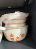 碗盘套装家用大吉大利釉下彩乔迁餐具新婚礼品碗蝶筷组合 4碗4盘4勺4筷2面碗1汤碗1汤勺 大桔大利 实拍图