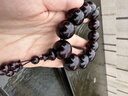 紫辰檀《千年树龄老料》满金星印度小叶紫檀手串文玩佛珠子男女款满天星 满金星紫檀手串20mm12颗葫芦款 实拍图